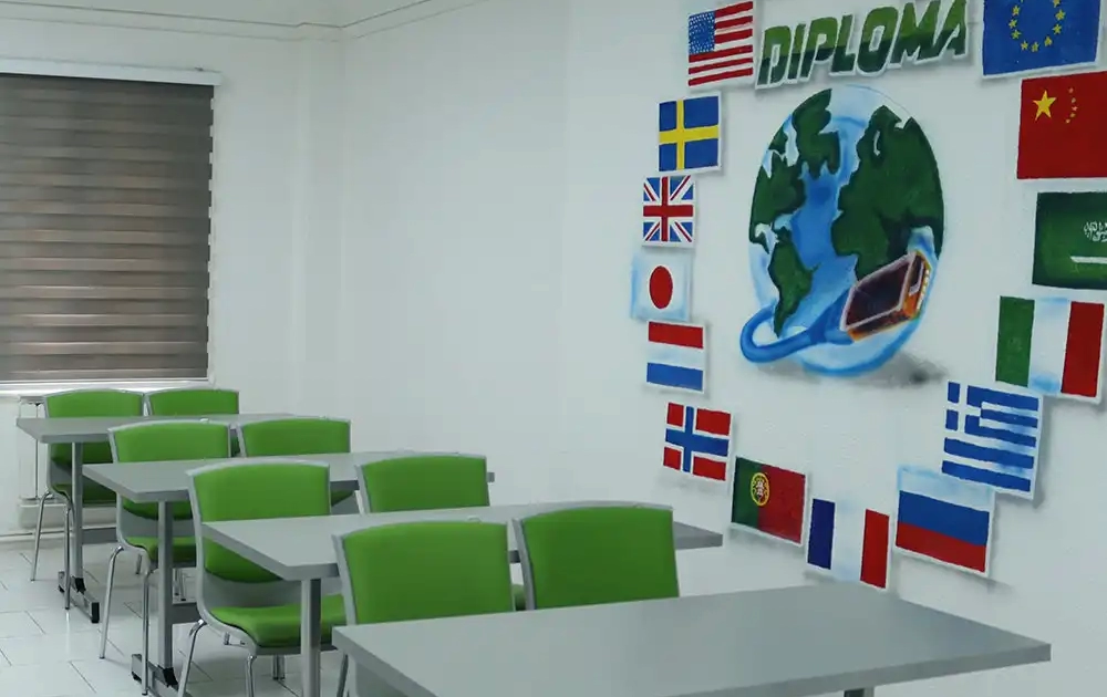 نمونه کلاس در مرکز زبان دیپلما بهترین آموزشگاه زبان در رشت
