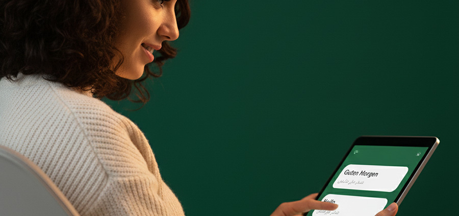 یادگیری زبان از طریق اپلیکیشن